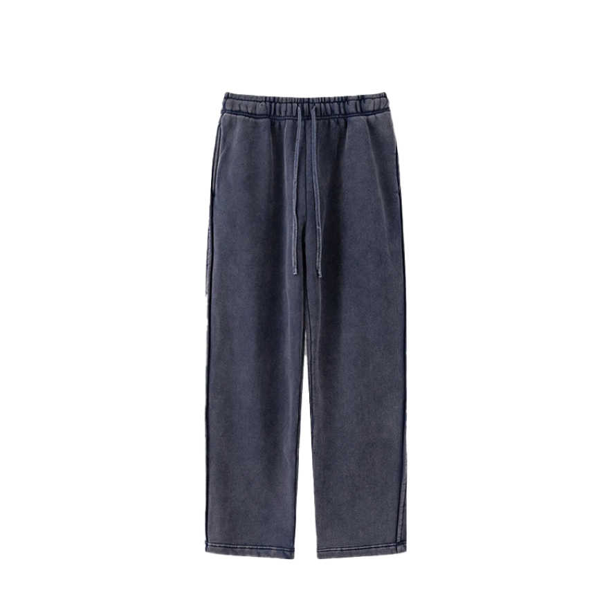 Essential Acid Wash Straight Leg Joggers