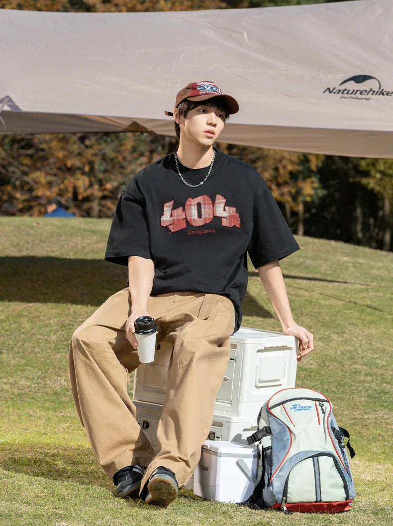 '404 Anonymous' Applique T-Shirt