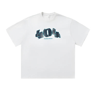 '404 Anonymous' Applique T-Shirt