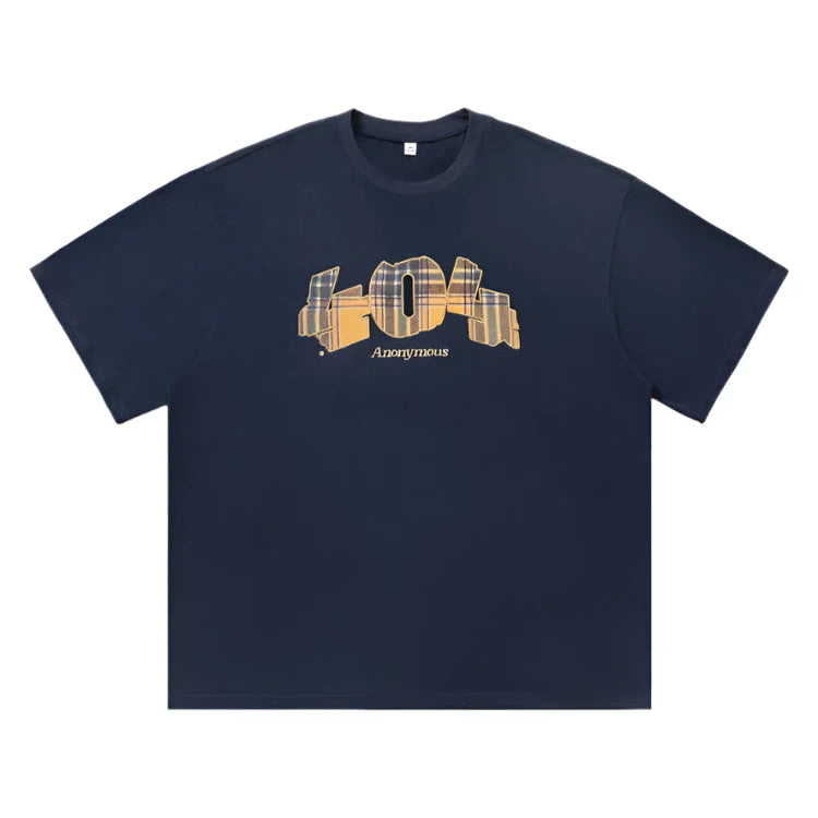 '404 Anonymous' Applique T-Shirt