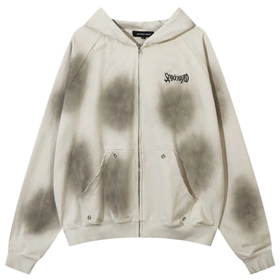 AW SPIKEY HEAD Gothic Logo Zip-up Hoodie