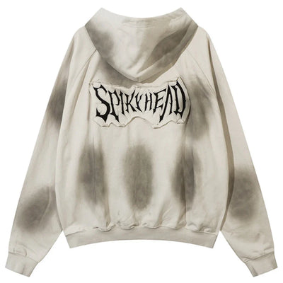 AW SPIKEY HEAD Gothic Logo Zip-up Hoodie