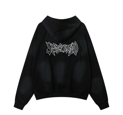 AW SPIKEY HEAD Gothic Logo Zip-up Hoodie