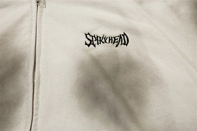 AW SPIKEY HEAD Gothic Logo Zip-up Hoodie