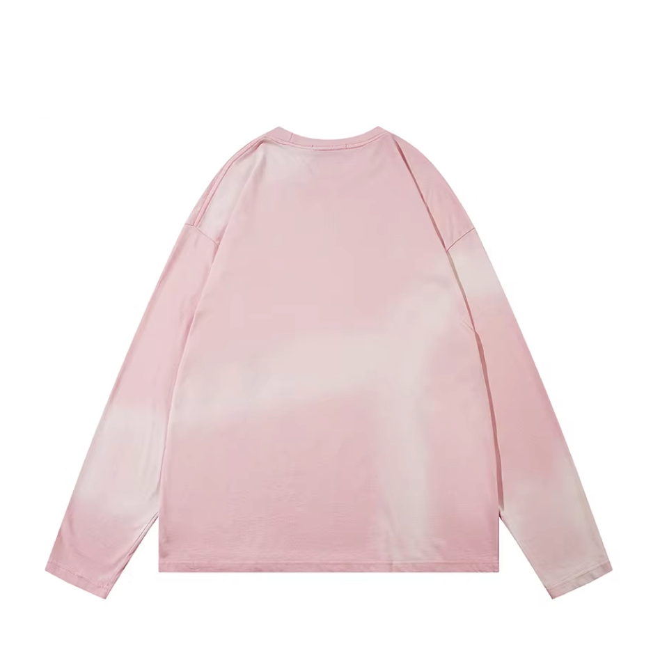 Abstract Shadow Graphic Long Sleeve T-Shirt