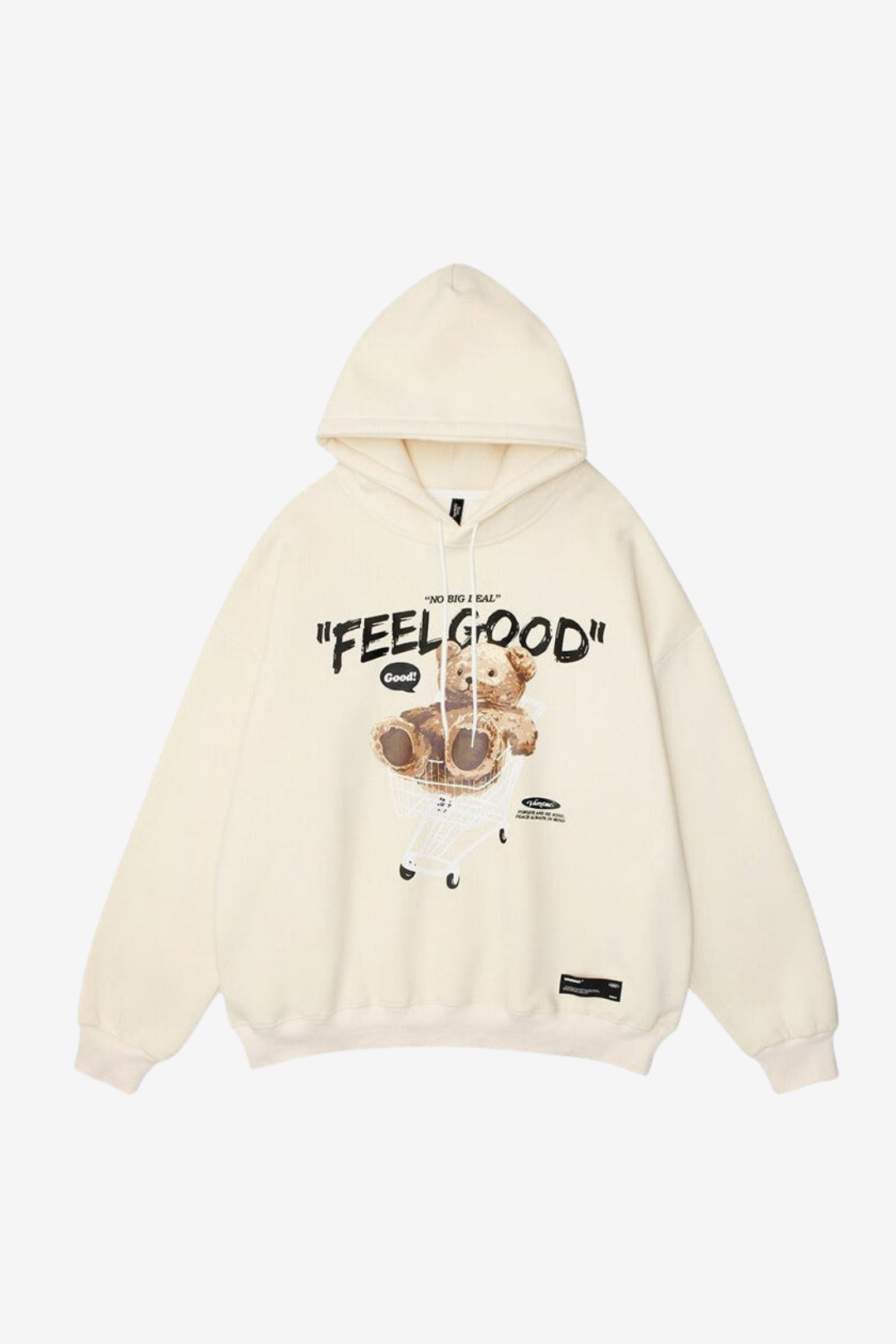 'Feel Good' Teddybear Hoodie
