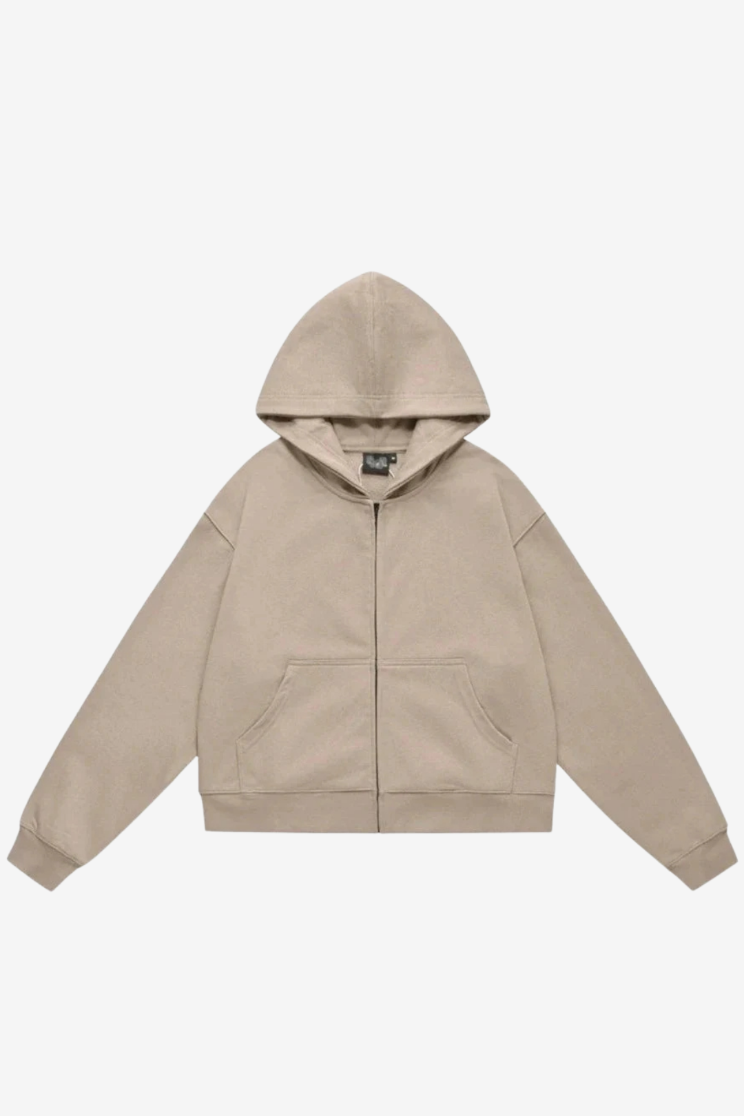 Essential Boxy Zip-up Hoodie
