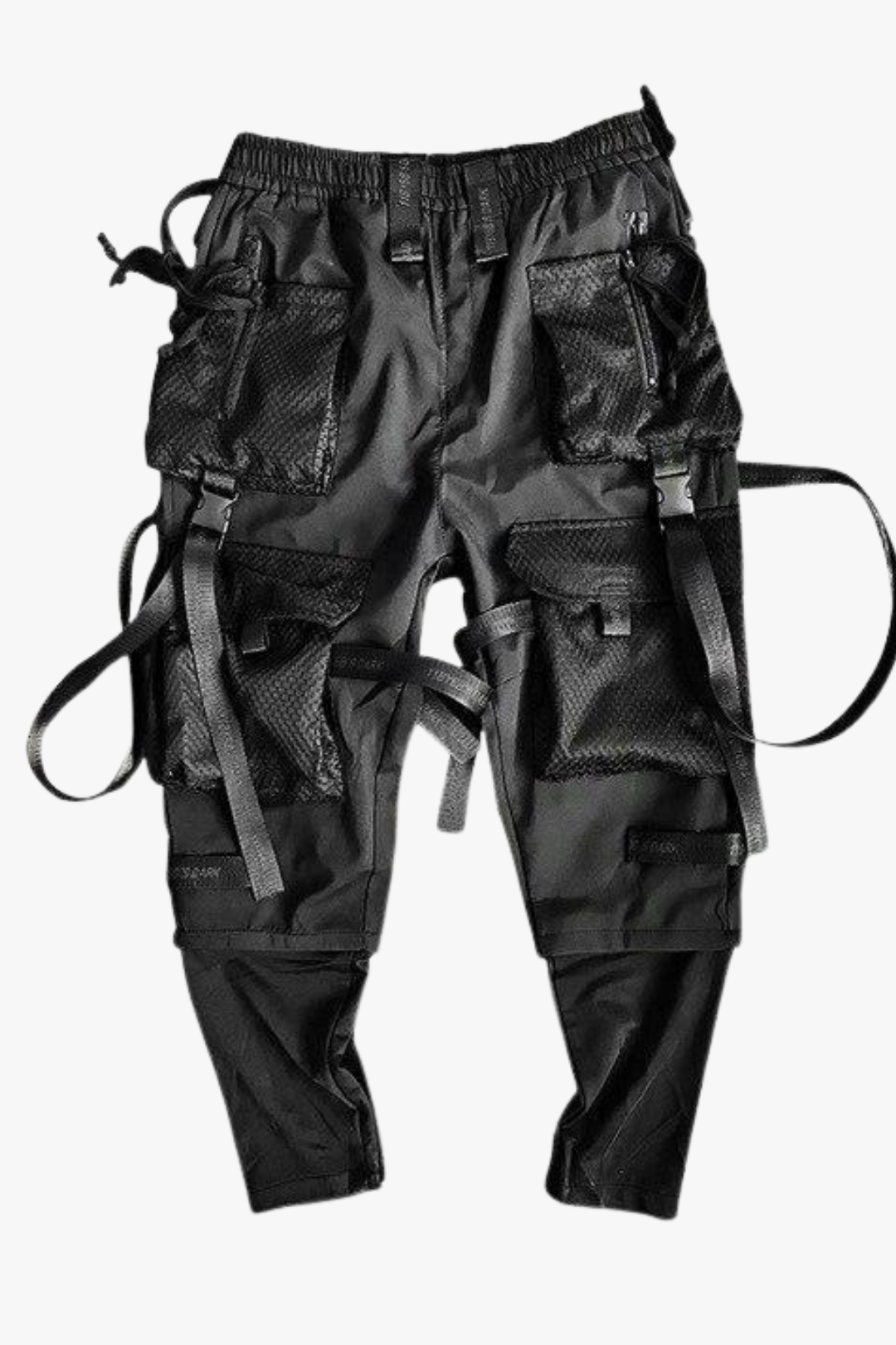 Mesh Pocket Strap Cargos