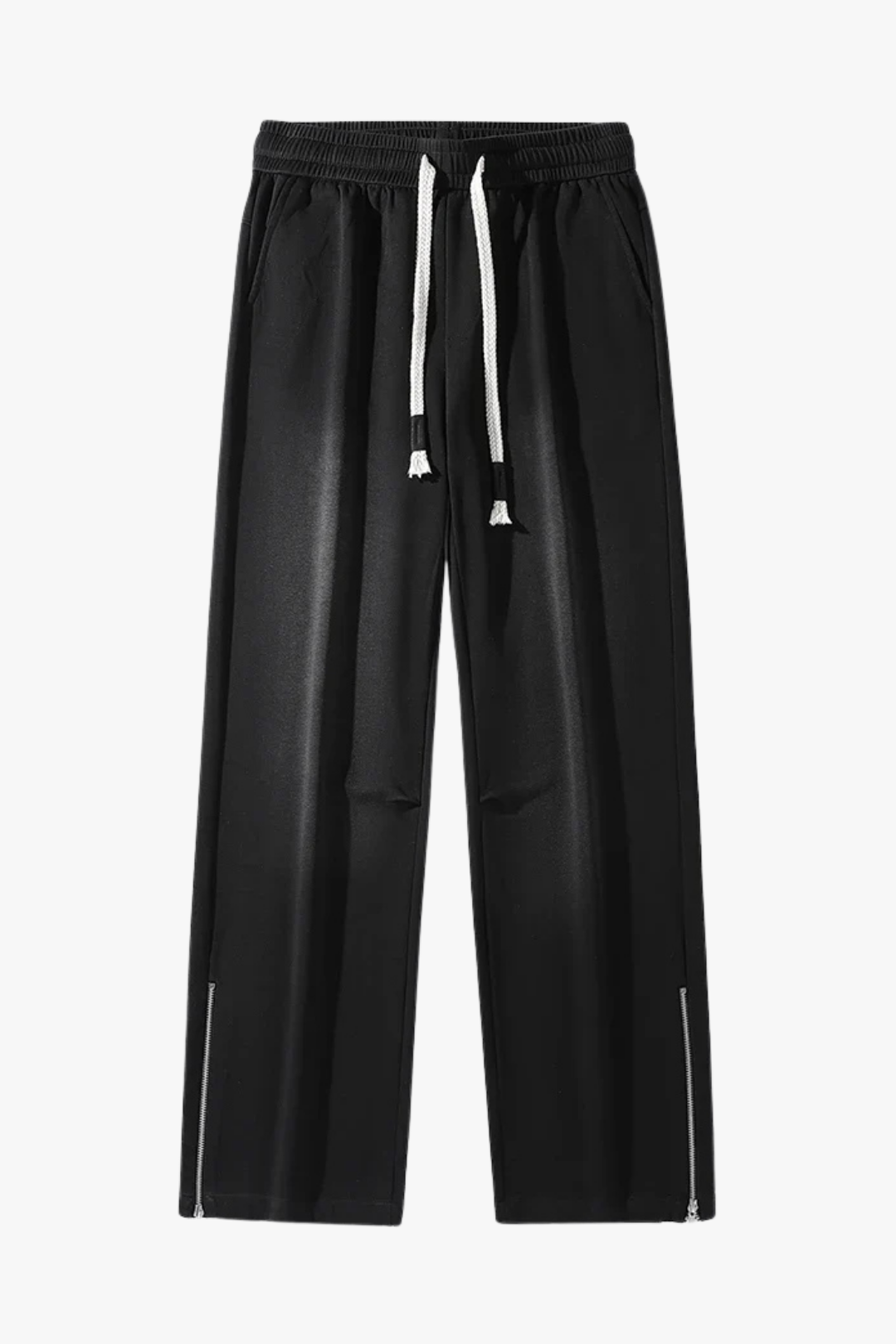 Paça Fermuarlı Düz Paça Jogger Pantolon