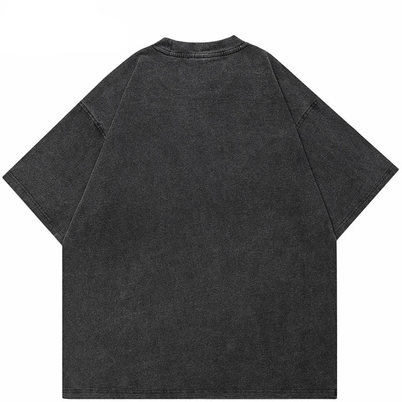 Alien Graphic Acid Wash T-Shirt