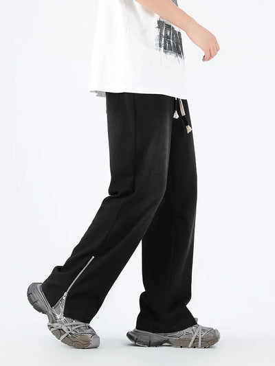 Ankle Zip Straight Leg Joggers