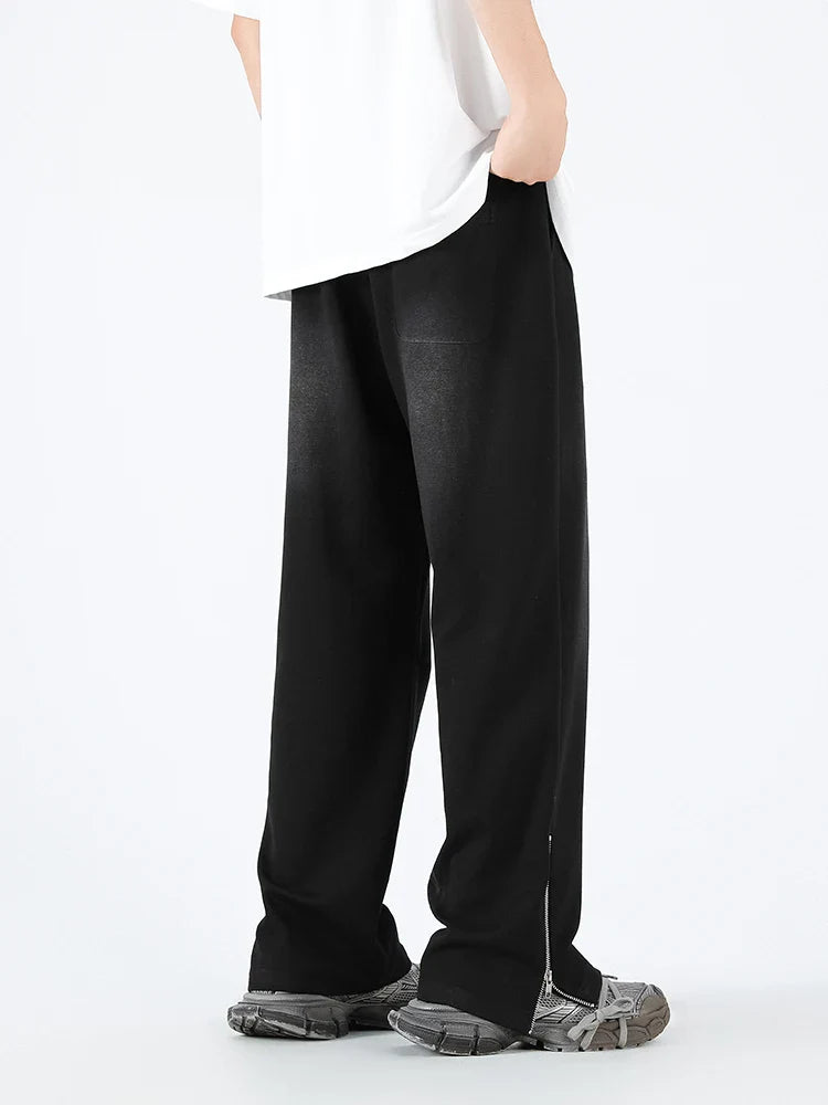 Ankle Zip Straight Leg Joggers