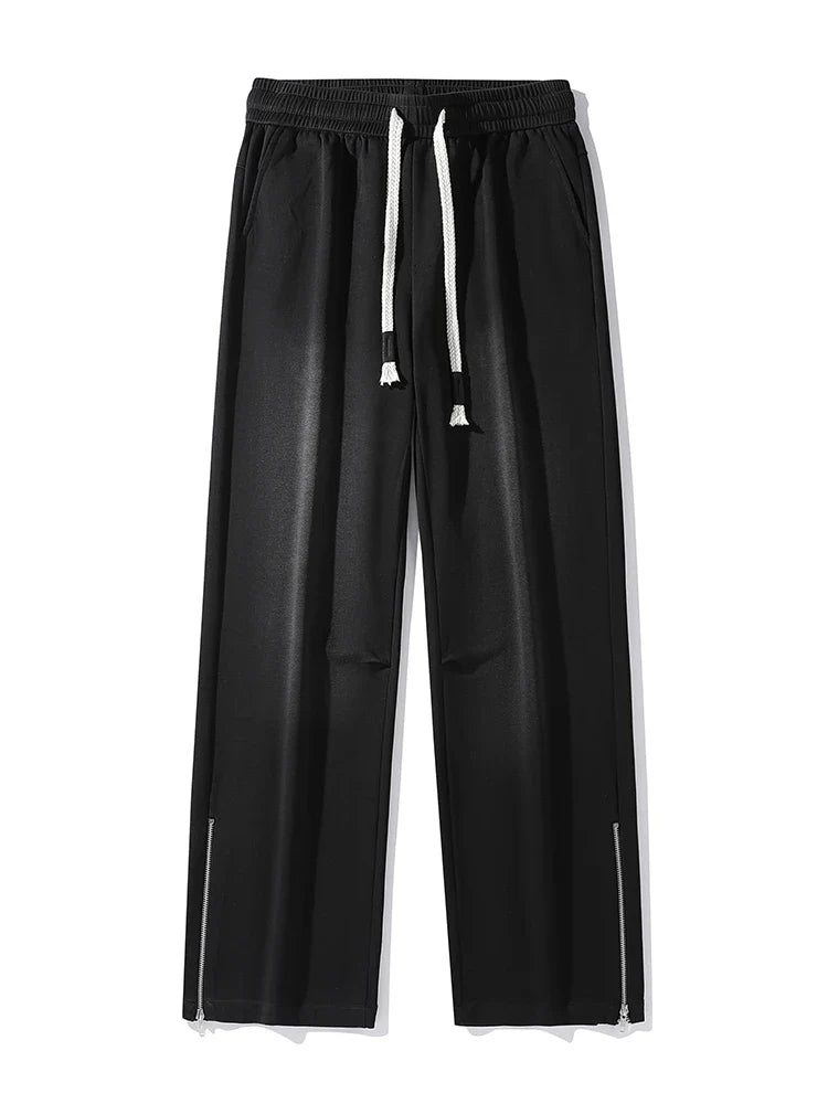 Ankle Zip Straight Leg Joggers