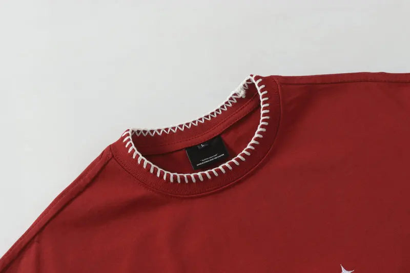 Apple Applique Stitch T-Shirt