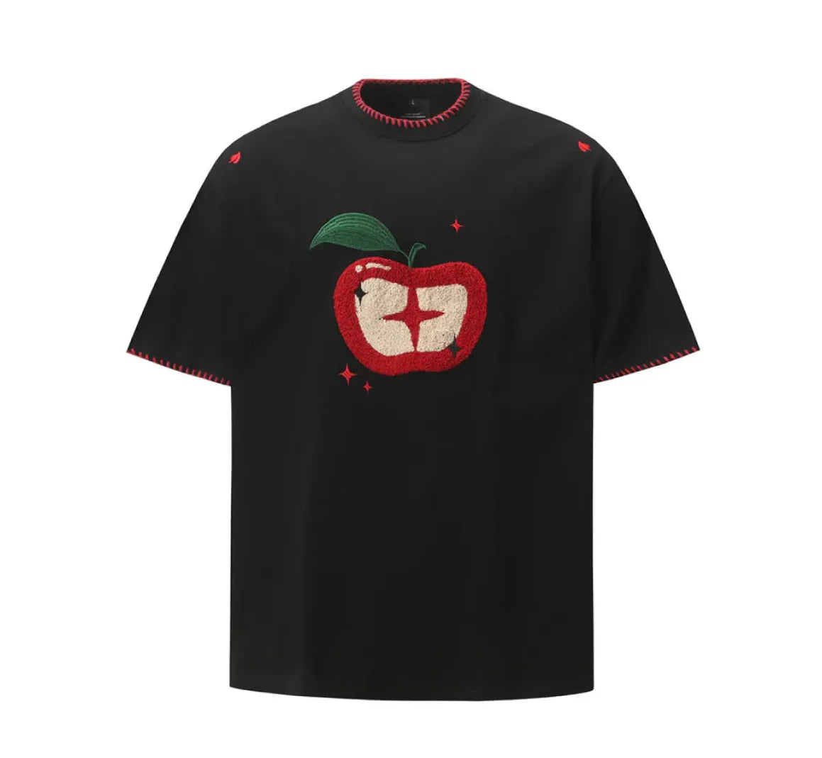 Apple Applique Stitch T-Shirt