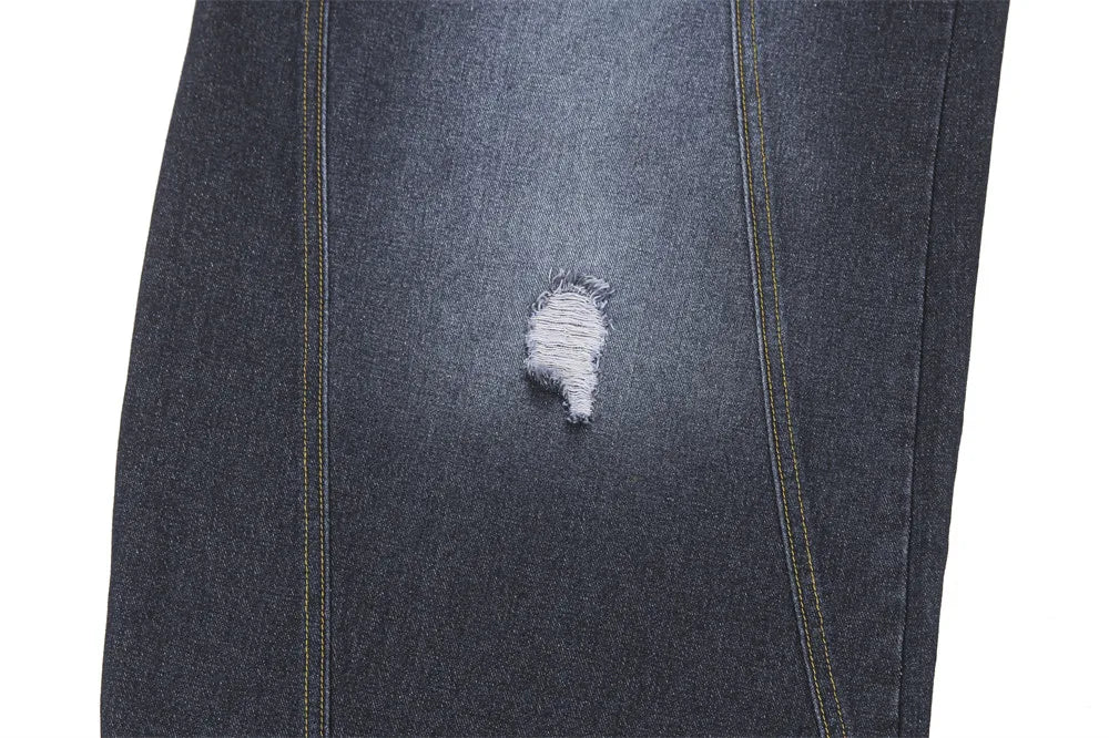 BLACKWASH Barrel Leg Wavy Seam Jeans