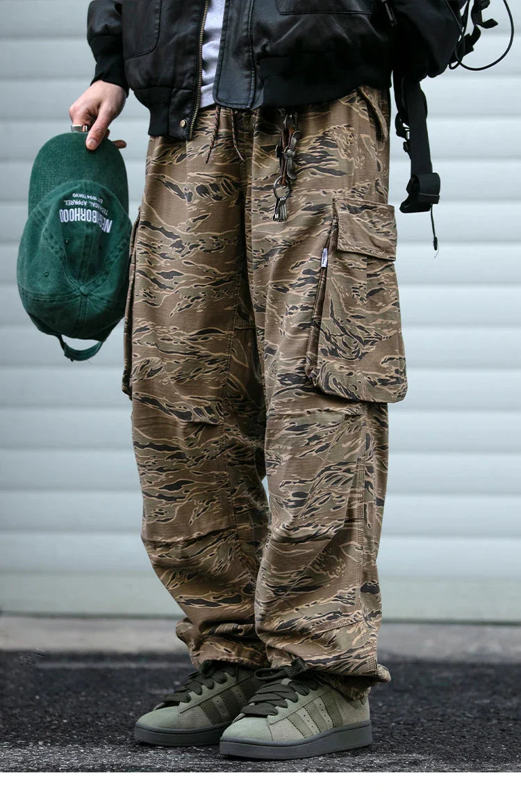 Baggy Camo Cargo Pants