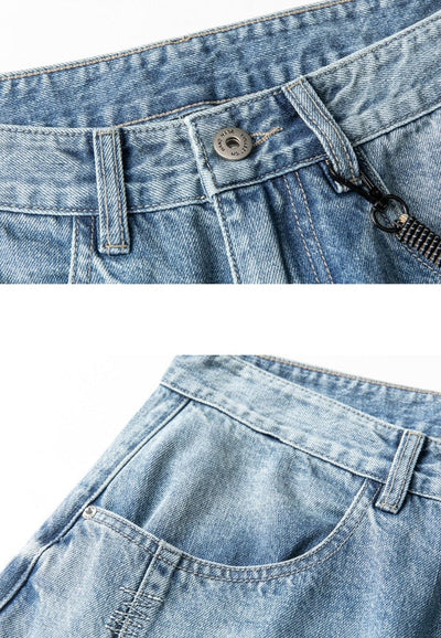 Balloon Fit Tapered Jeans