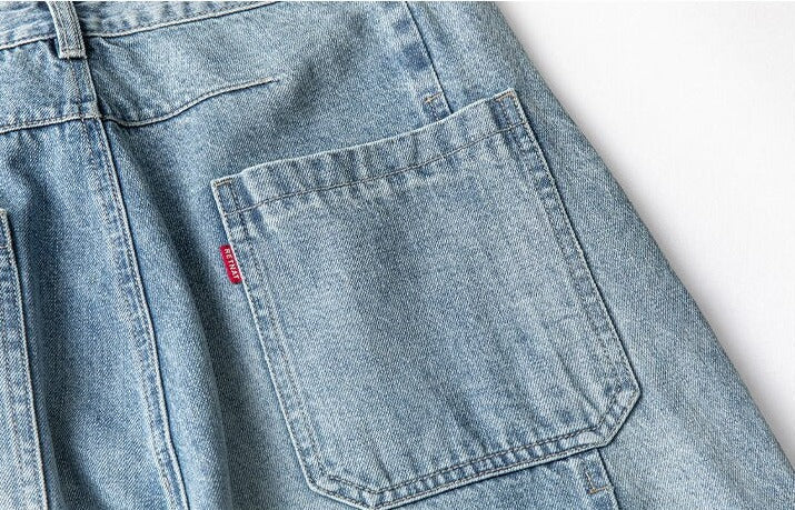 Balloon Fit Tapered Jeans