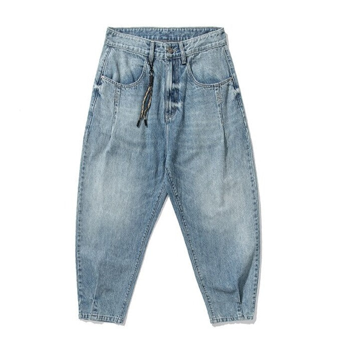Balloon Fit Tapered Jeans