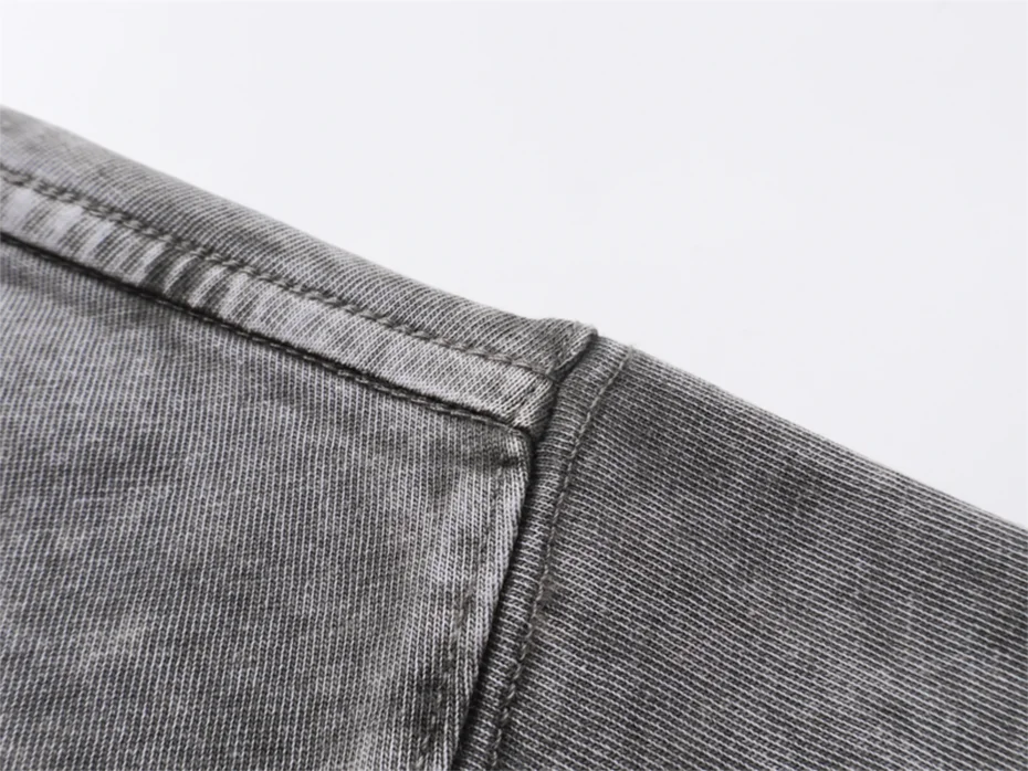 Boxy Fit Washed Drop Sleeve T-Shirt
