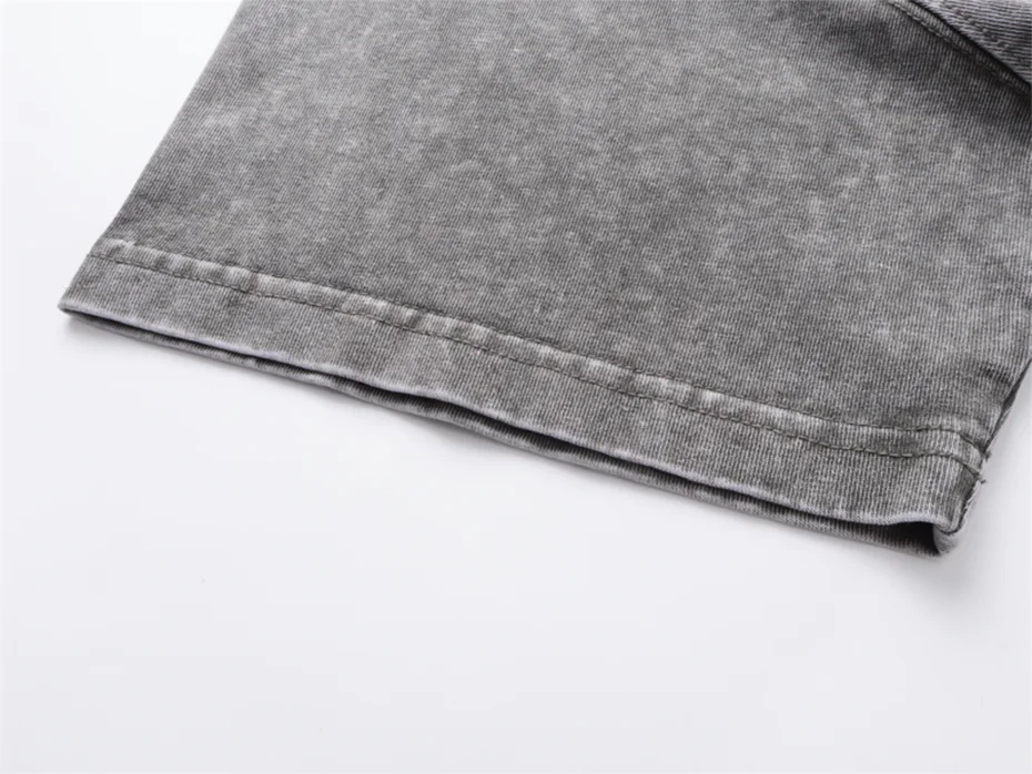 Boxy Fit Washed Drop Sleeve T-Shirt
