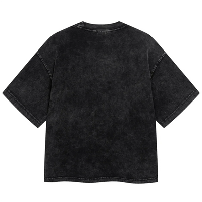 Boxy Fit Washed Drop Sleeve T-Shirt