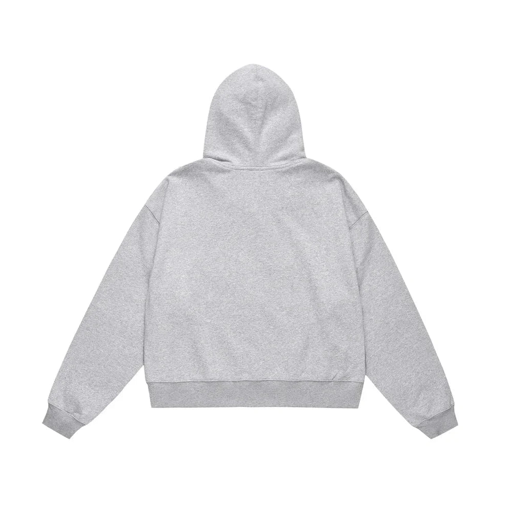Essential Boxy Zip-up Hoodie