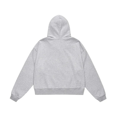 Essential Boxy Zip-up Hoodie
