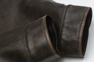 Butterfly Embossed Faux Leather Jacket