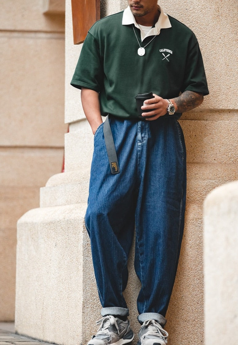 California Embroidered Heavyweight Polo Shirt