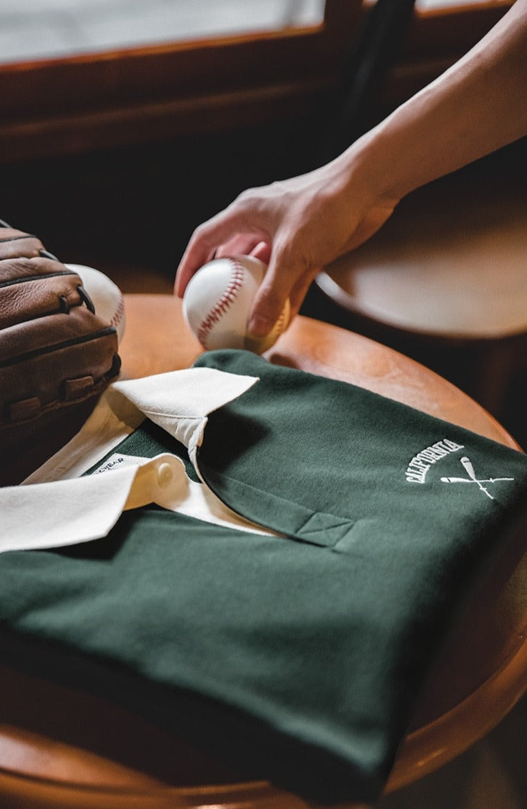 California Embroidered Heavyweight Polo Shirt