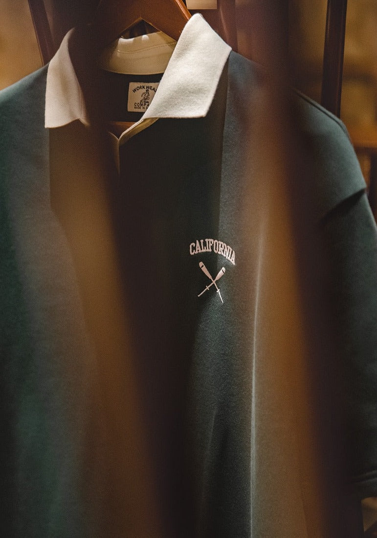 California Embroidered Heavyweight Polo Shirt