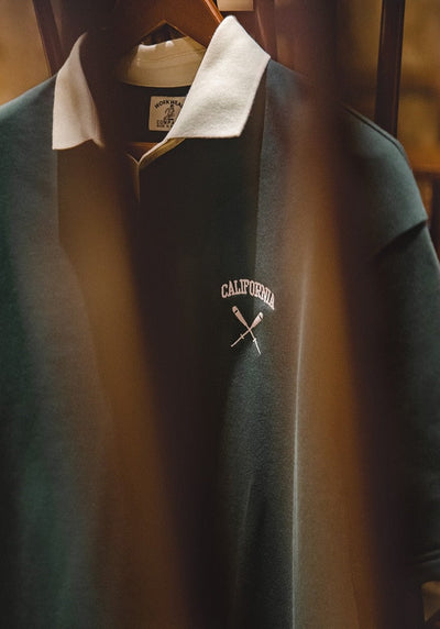 California Embroidered Heavyweight Polo Shirt