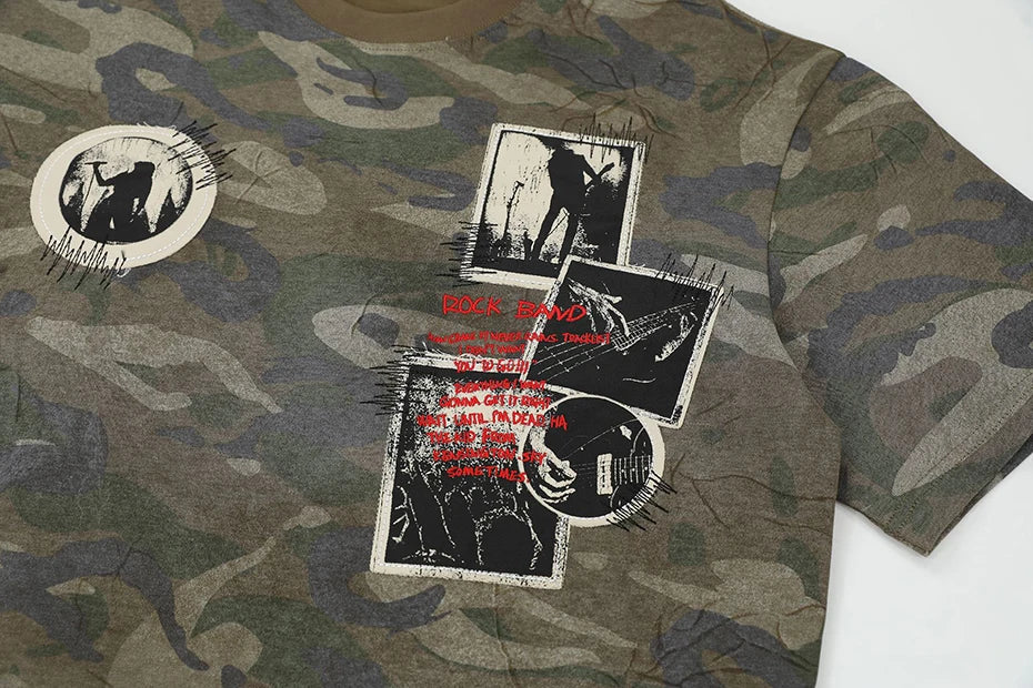 Camo Remix Patch T-Shirt