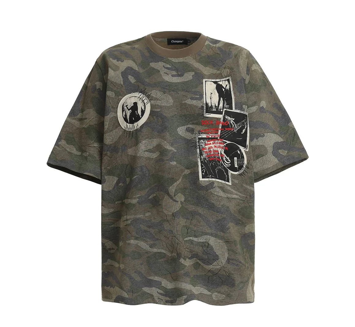 Camo Remix Patch T-Shirt