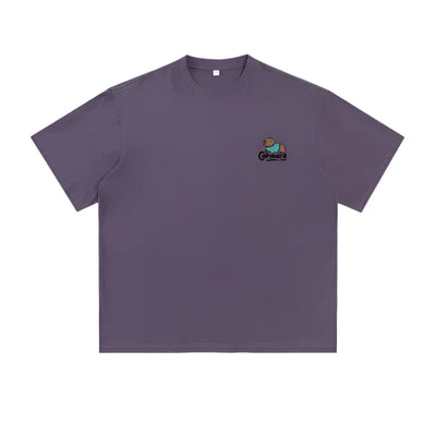 Capybara Embroidery T-Shirt