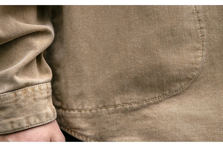 Garment Dyed Cargo Overshirt