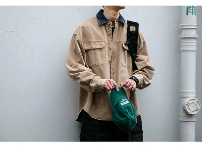 Garment Dyed Cargo Overshirt