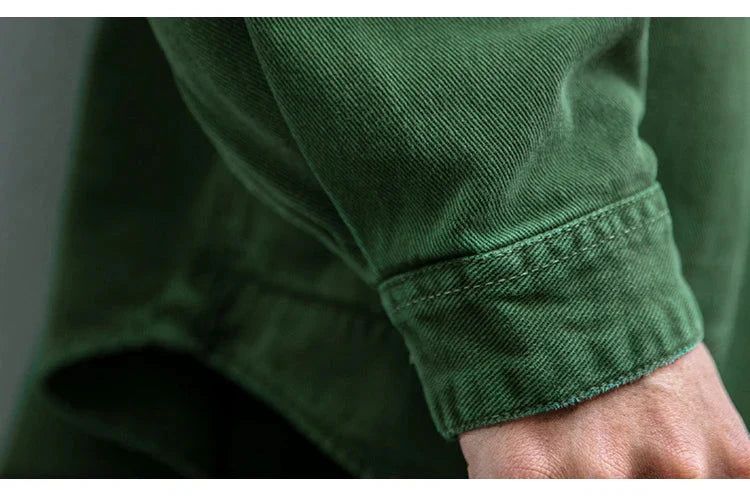 Garment Dyed Cargo Overshirt