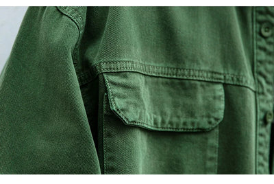 Garment Dyed Cargo Overshirt