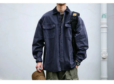 Garment Dyed Cargo Overshirt