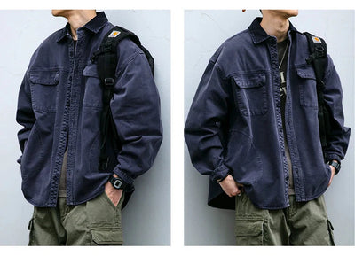 Garment Dyed Cargo Overshirt