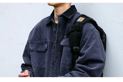 Garment Dyed Cargo Overshirt