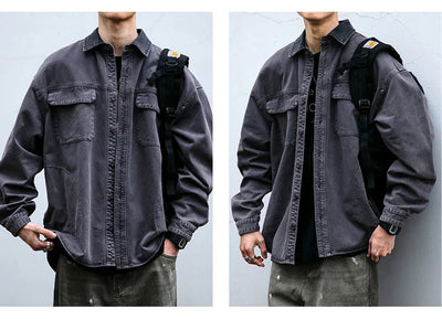 Garment Dyed Cargo Overshirt