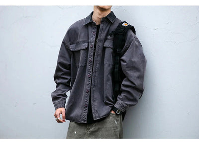 Garment Dyed Cargo Overshirt