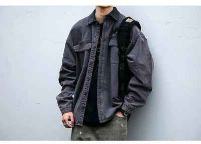 Garment Dyed Cargo Overshirt