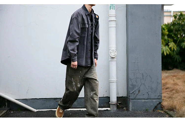 Garment Dyed Cargo Overshirt