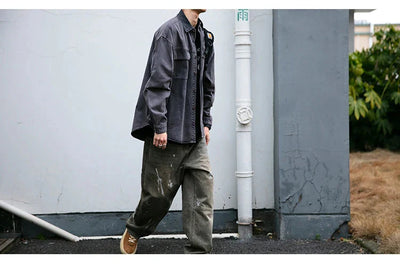 Garment Dyed Cargo Overshirt