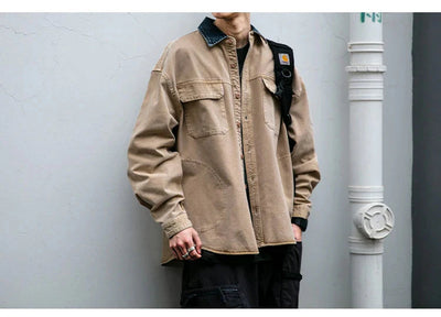 Garment Dyed Cargo Overshirt